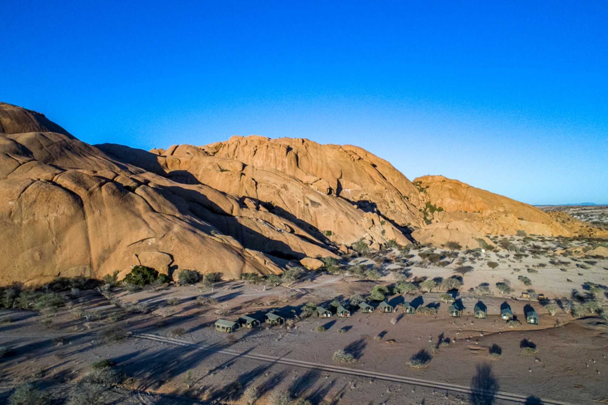 Chiefs Tented Camps Aerial View